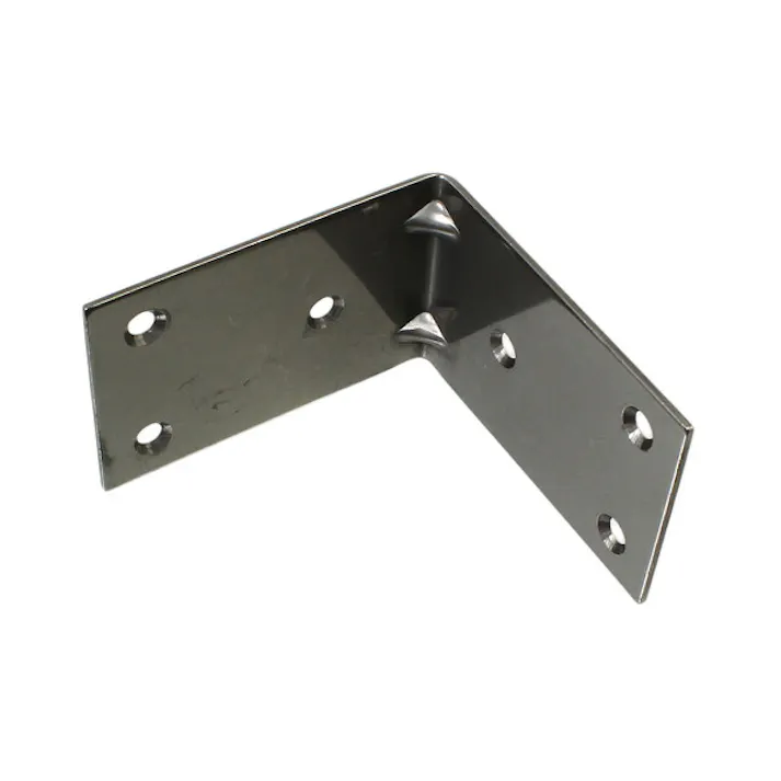 ハイロジック F-713 ステンエクボアングル 75mm ネジ穴タイプ(CDC)【別送品】