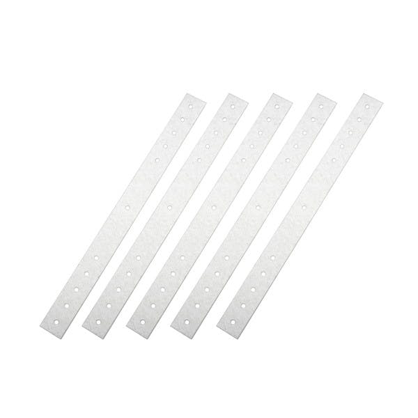 ハイロジック 七ッ穴プレート(ユニクロ)5枚入240mm(CDC) 補強金具 ハイロジック 七ッ穴プレート(ユニクロ)5枚入240mm(CDC) 補強金具
