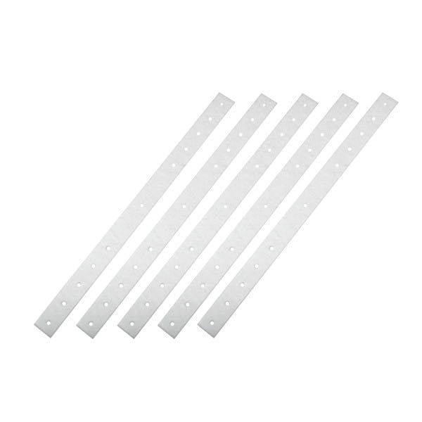 ハイロジック 七ッ穴プレート(ユニクロ)5枚入300mm(CDC) 補強金具 ハイロジック 七ッ穴プレート(ユニクロ)5枚入300mm(CDC) 補強金具