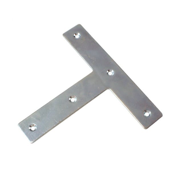 ハイロジック F-931 ユニクロ T字隅金 120mm 1枚入(CDC) 補強金具 ハイロジック F-931 ユニクロ T字隅金 120mm 1枚入(CDC) 補強金具