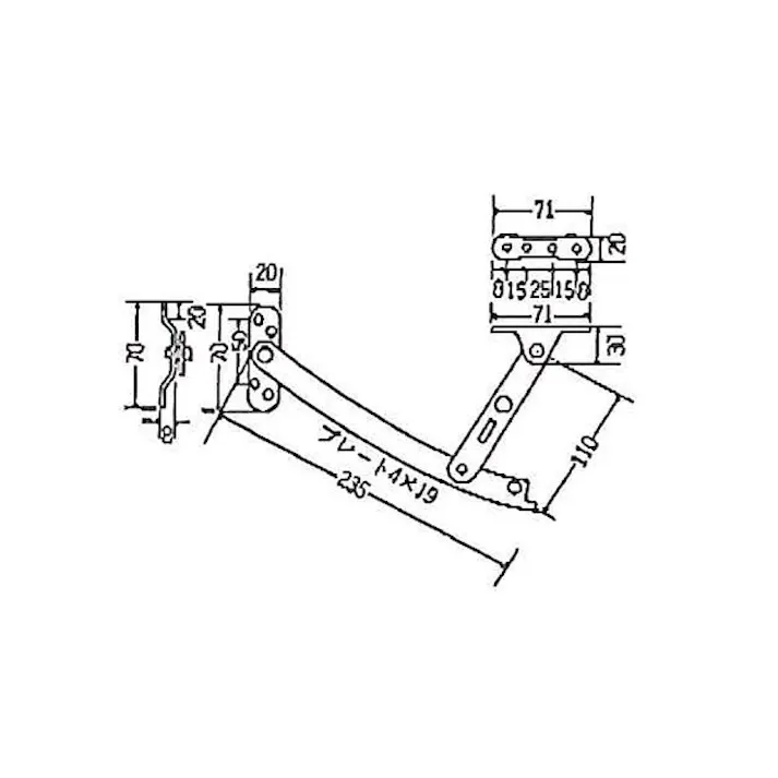 ハイロジック 17350 アームストッパー(クローム) 1個入(CDC)【別送品】