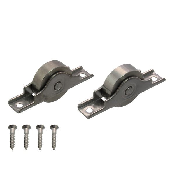 ハイロジック 17374 ステンレス戸車30mm 平 2個入(CDC)【別送品】