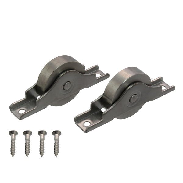 ハイロジック 17376 ステンレス戸車36mm 平 2個入(CDC)【別送品】