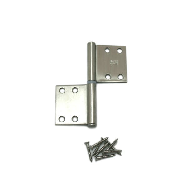 ハイロジック 17465 左右兼用旗蝶番 102×89mm HL 1枚入(CDC) 丁番 ハイロジック 17465 左右兼用旗蝶番 102×89mm HL 1枚入(CDC) 丁番