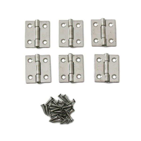 ハイロジック 17490 ステンレス蝶番 25mm 6枚入(CDC) 丁番 ハイロジック 17490 ステンレス蝶番 25mm 6枚入(CDC) 丁番