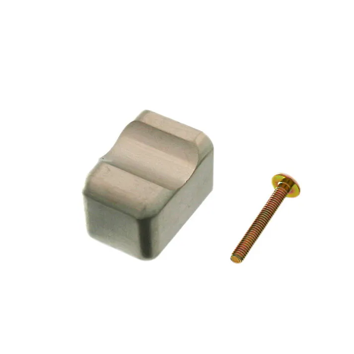 ハイロジック 17639 角キャノンツマミ 24mm ホワイト 1個入(CDC)【別送品】