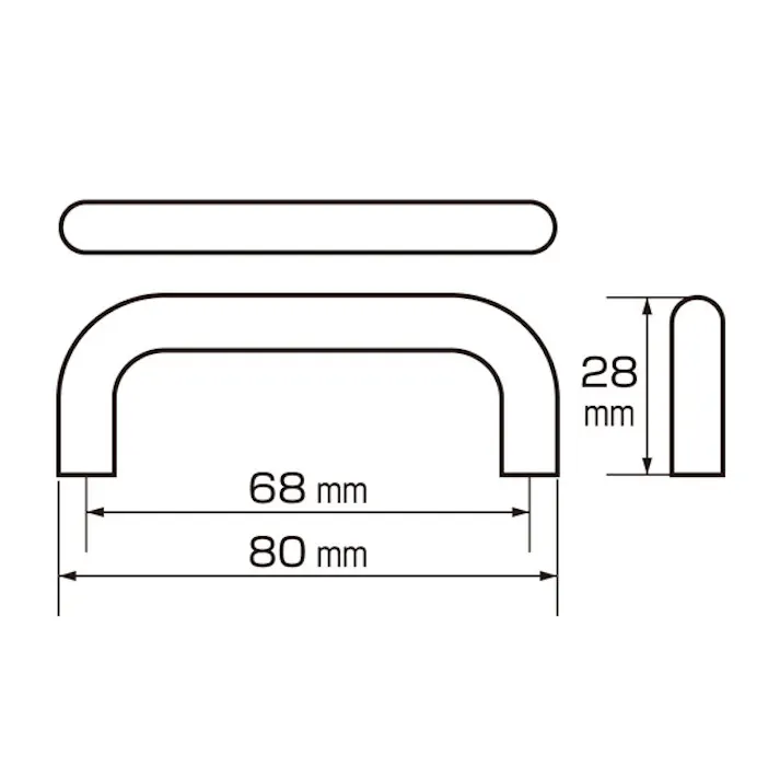 ハイロジック 17713 カラー丸棒(小)ホワイト 1個入(CDC)【別送品】