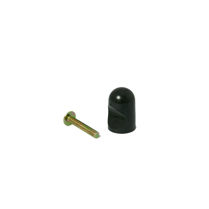 ハイロジック 17726 ポッキーツマミ 16mm ブラック 1個入(CDC)【別送品】