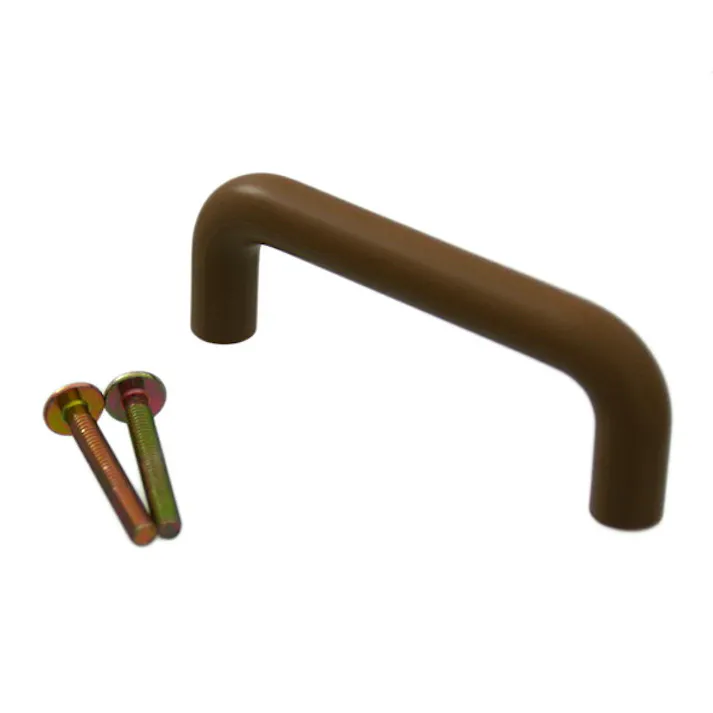 ハイロジック 17768 PC丸棒ハンドル80mm Mオーク 1個入(CDC)【別送品】