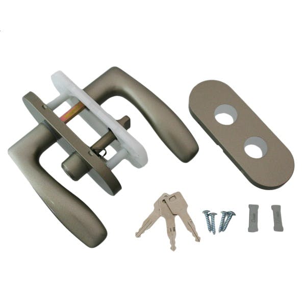 ハイロジック 38D1-ML-SL各社対応レバー 鍵付(CDC) ドア周り金具 ハイロジック 38D1-ML-SL各社対応レバー 鍵付(CDC) ドア周り金具