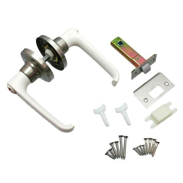 ハイロジック NP221-W-W 60mmレバーハンドル(CDC) ドア周り金具 ハイロジック NP221-W-W 60mmレバーハンドル(CDC) ドア周り金具
