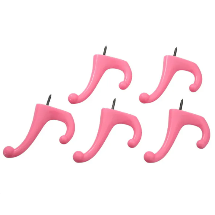 ハイロジック 17208 PC帽子掛 ピンク 5個入(CDC)【別送品】