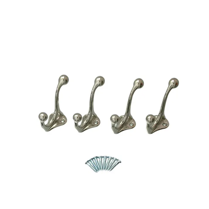 ハイロジック 17224 並形帽子掛 4個入(CDC)【別送品】