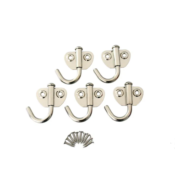 ハイロジック 17225 回転フック ニッケル 5個入(CDC)【別送品】