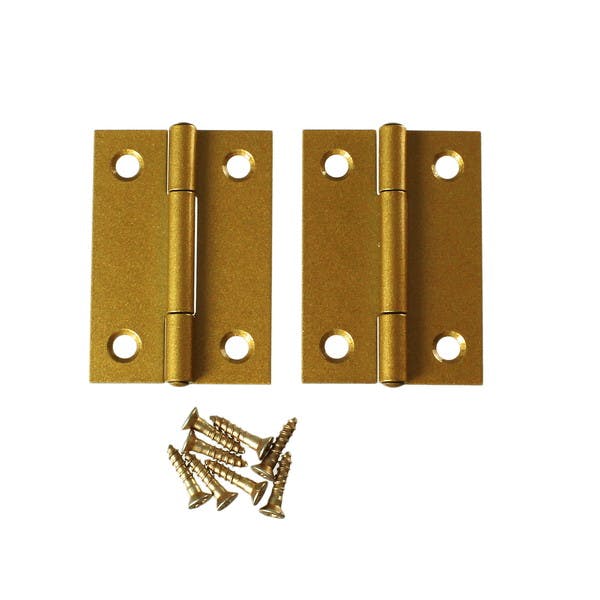 ハイロジック 26024 ゴールド丁番 38mm 2枚入(CDC) 丁番 ハイロジック 26024 ゴールド丁番 38mm 2枚入(CDC) 丁番