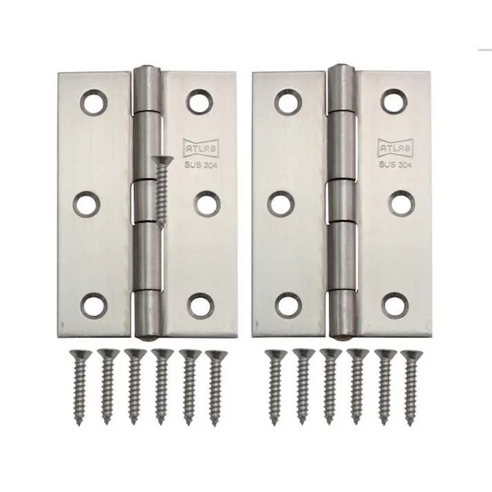 ハイロジック 26055 ステンレス厚口蝶番 76mm 2枚入(CDC)【別送品】