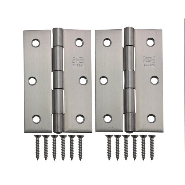 ハイロジック 26056 ステンレス厚口蝶番 89mm 2枚入(CDC) 丁番 ハイロジック 26056 ステンレス厚口蝶番 89mm 2枚入(CDC) 丁番