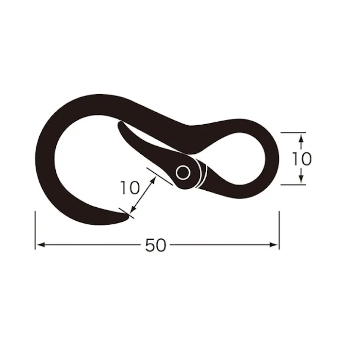 ハイロジック 29245 ナスカン 50mm ピンクゴールド 1個入(CDC)【別送品】