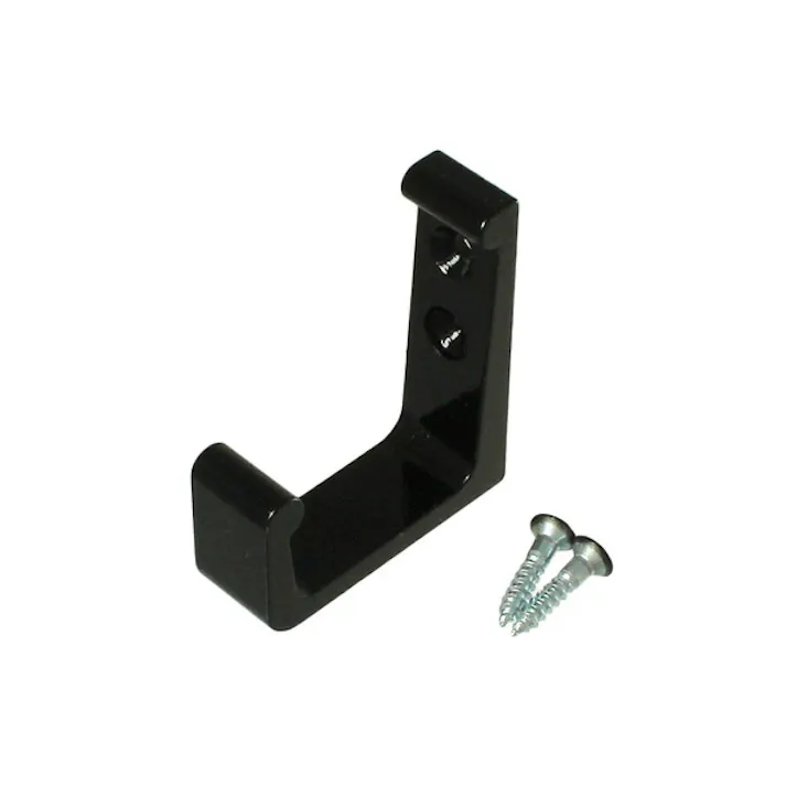 ハイロジック T-736 L型フック 45mm 黒 1個入(CDC)【別送品】