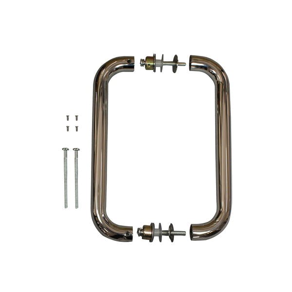 ハイロジック ステンレス両面ハンドル 300mm 鏡面(CDC) ドア周り金具 ハイロジック ステンレス両面ハンドル 300mm 鏡面(CDC) ドア周り金具