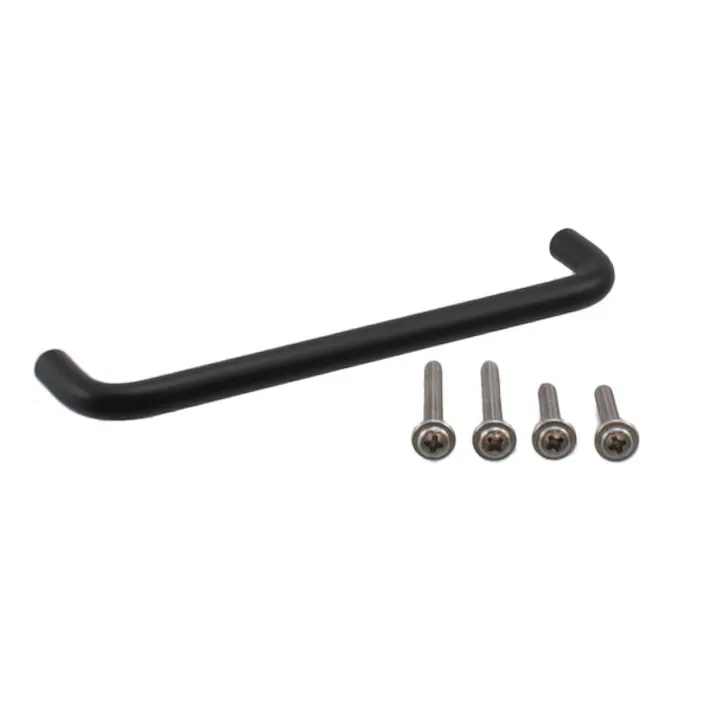 ハイロジック TQOOL SUS201 丸棒ハンドル ピッチ:128mm 黒ニッケル(CDC)【別送品】