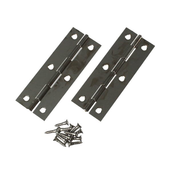 ハイロジック 32077 ニッケル細長蝶番 60mm 2枚入(CDC) 丁番 ハイロジック 32077 ニッケル細長蝶番 60mm 2枚入(CDC) 丁番