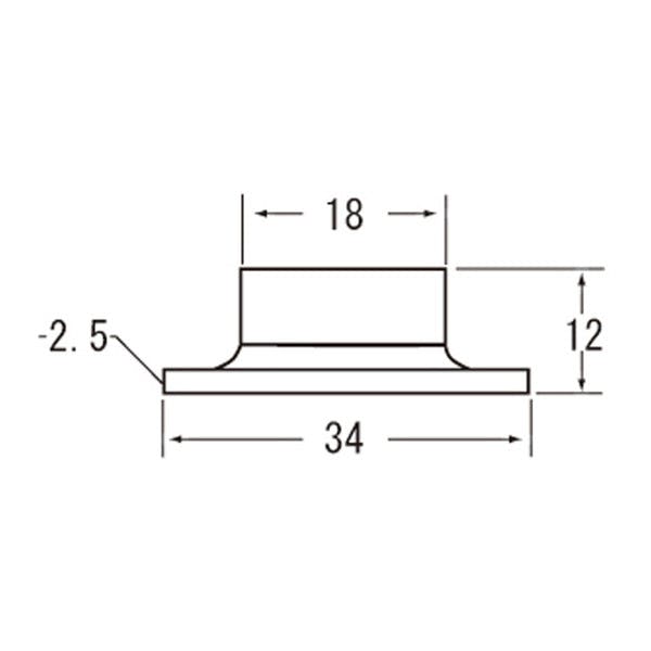 ハイロジック 37031 ソケット 16mm 1個入(CDC)【別送品】 | 手すり