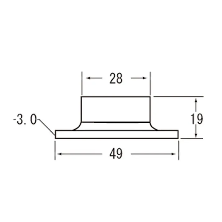 ハイロジック 37033 ソケット 25mm 1個入(CDC)【別送品】