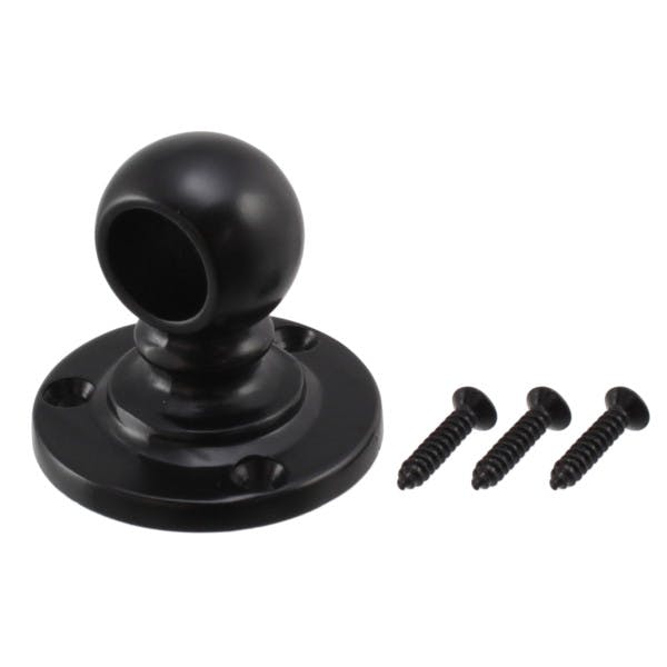 ハイロジック 37501 ブラケット 止 10mm ブラック 1個入(CDC)【別送品】