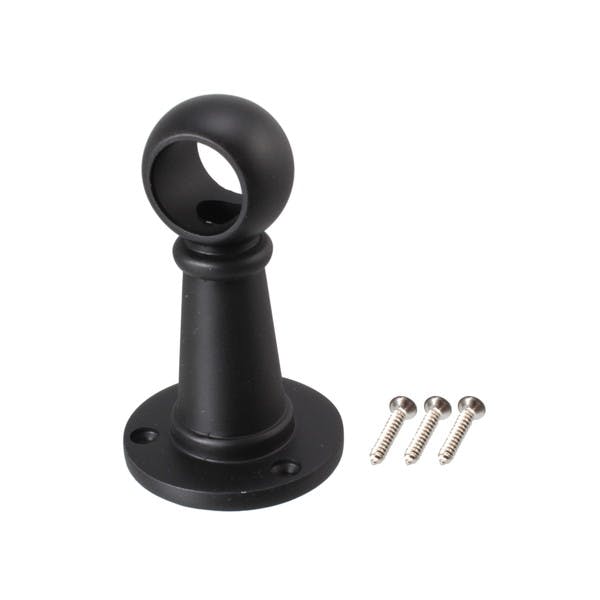 ハイロジック 37521 首長ブラケット 通 16mm ブラック 1個入(CDC)【別送品】