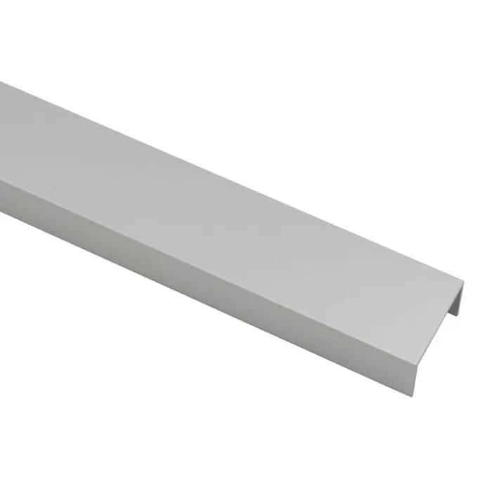 ハイロジック アルミチャンネル 1.0×27×15mm 1m シルバー 1本(CDC)【別送品】