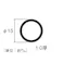 ハイロジック アルミ丸パイプ 1.0×15mm 1m シルバー 1本(CDC)【別送品】