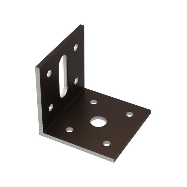 ハイロジック アングルピース3.0x50x50x50mm 穴アキ ブロンズ 1個(CDC)【別送品】