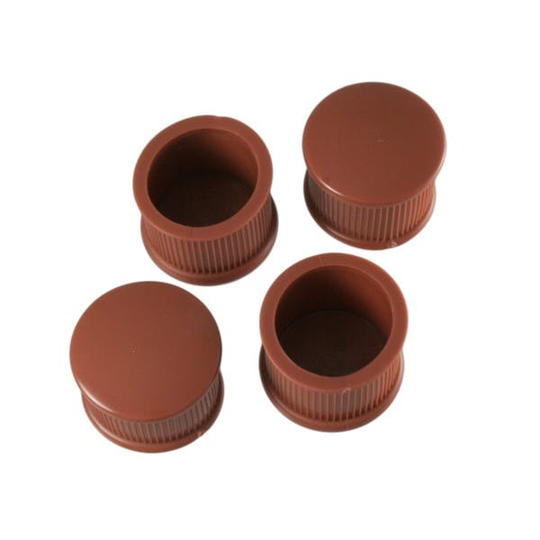 ハイロジック A-005 脚キャップ 28mm丸 茶 4個入(CDC) 家具用シート