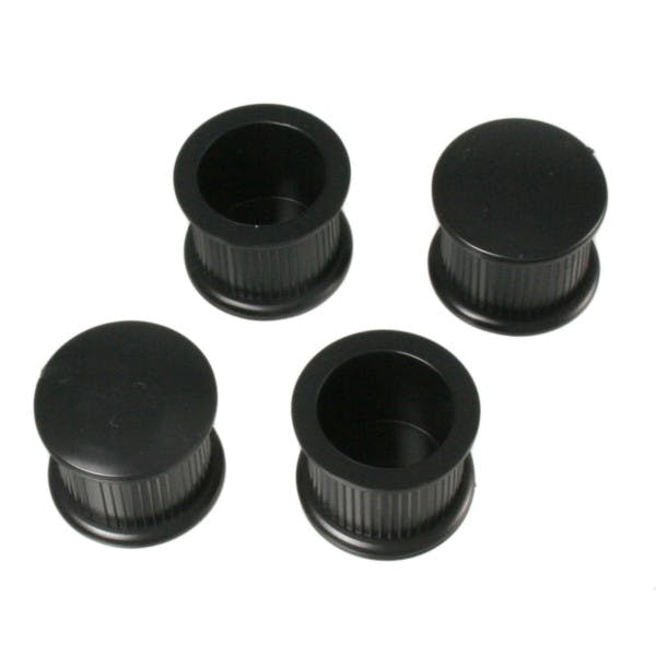 ハイロジック A-023 脚キャップ 21mm丸 黒 4個入(CDC)【別送品】