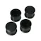ハイロジック A-024 脚キャップ 24mm丸 黒 4個入(CDC)【別送品】