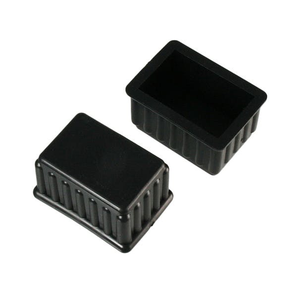 ハイロジック A-079 脚キャップ 23x36x25mm 黒 2個入(CDC)【別送品】