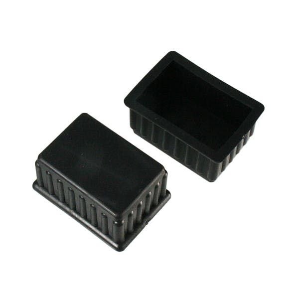 ハイロジック A-081 脚キャップ 30x45x26mm 黒 2個入(CDC)【別送品】