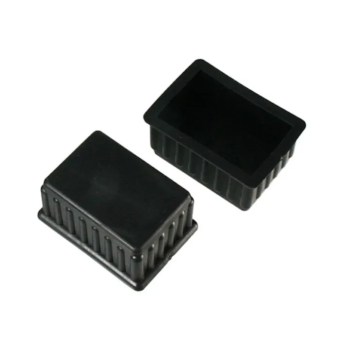 ハイロジック A-081 脚キャップ 30x45x26mm 黒 2個入(CDC)【別送品】