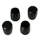 ハイロジック A-103 パイプ脚キャップ15mm丸 黒 4個入(CDC)【別送品】
