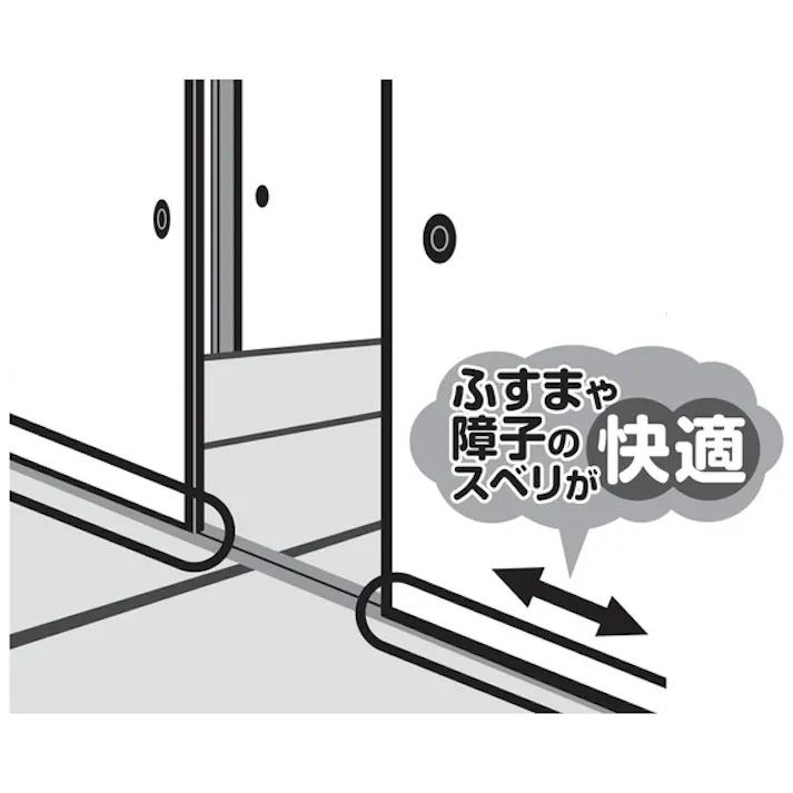 ハイロジック A-155 スライドクッション フスマ・戸用 30x12mm18枚(CDC)【別送品】