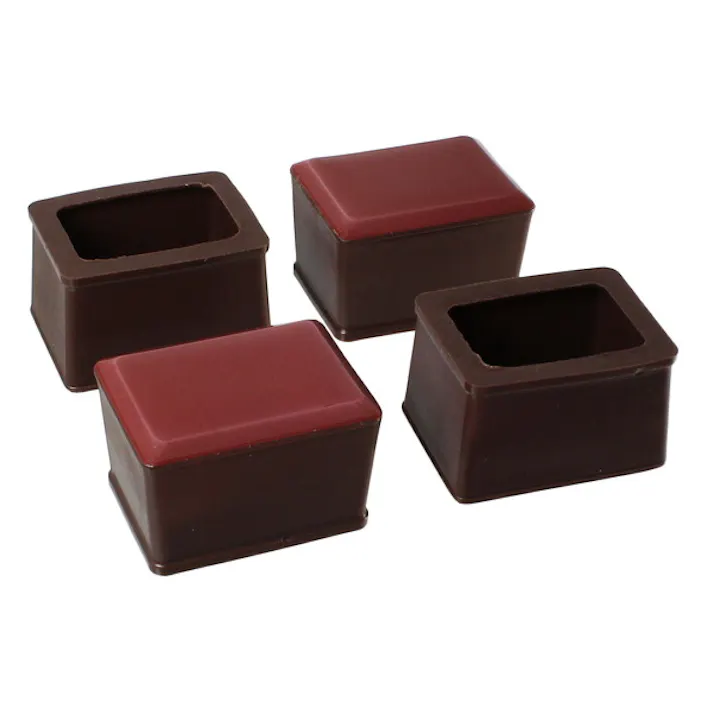 ハイロジック スライドクッション長角キャップ茶22-25*33-36 4コ(CDC)【別送品】