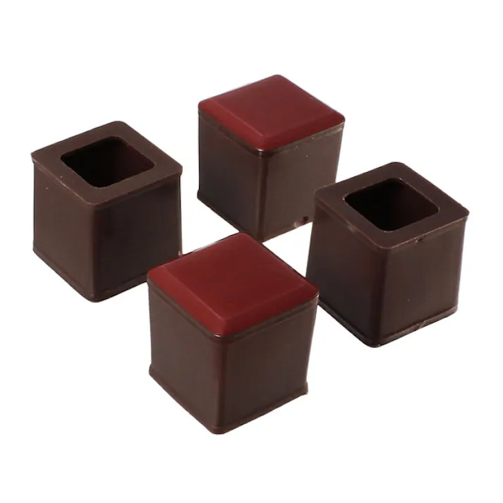 ハイロジック スライドクッション角キャップ茶SS17~20mm 4個入(CDC)【別送品】