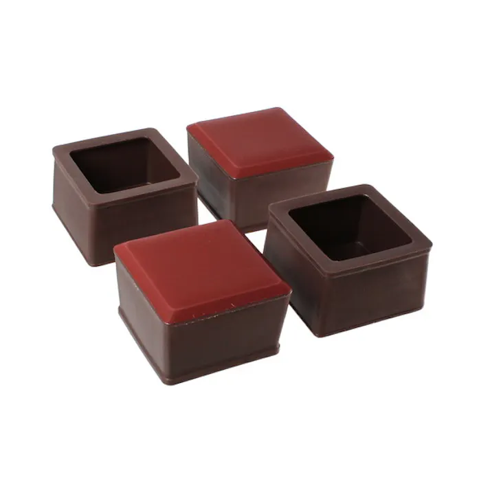 ハイロジック スライドクッション角キャップ茶LL33~36mm 4個入(CDC)【別送品】