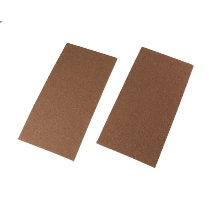 ハイロジック A-201 硬質フェルト 茶 70x140x2mm 2枚入(CDC)【別送品】