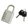 ハイロジック 番号を変えられる 小鍵でもダイヤルでも開けられる南京錠 鍵付4段文字合せ錠 40mm キー2本付き G-227 951936(CDC)【別送品】