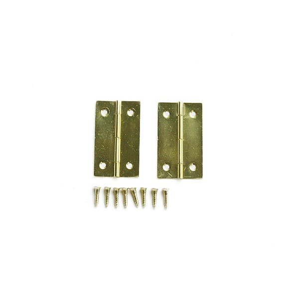ハイロジック P-653 真チュウ蝶番 38mm 2枚入(CDC)【別送品】