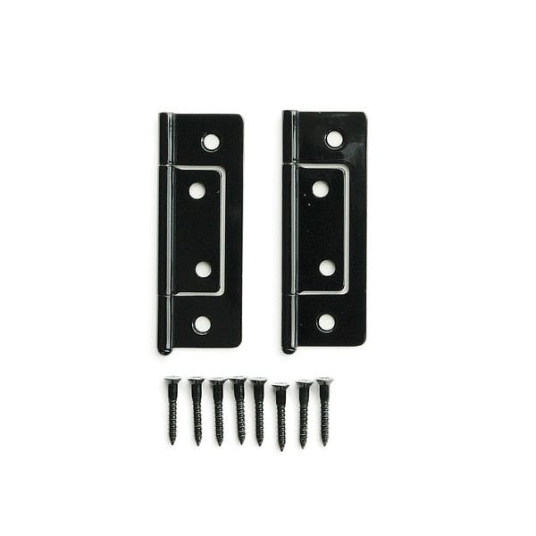 ハイロジック P-663 フラッシュ蝶番 64mm 黒 2枚入(CDC) 丁番 ハイロジック P-663 フラッシュ蝶番 64mm 黒 2枚入(CDC) 丁番