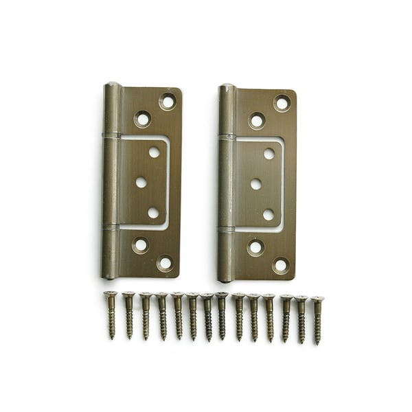 ハイロジック P-739 ステン正面付蝶番 76mm GB 2枚入(CDC) 丁番 ハイロジック P-739 ステン正面付蝶番 76mm GB 2枚入(CDC) 丁番