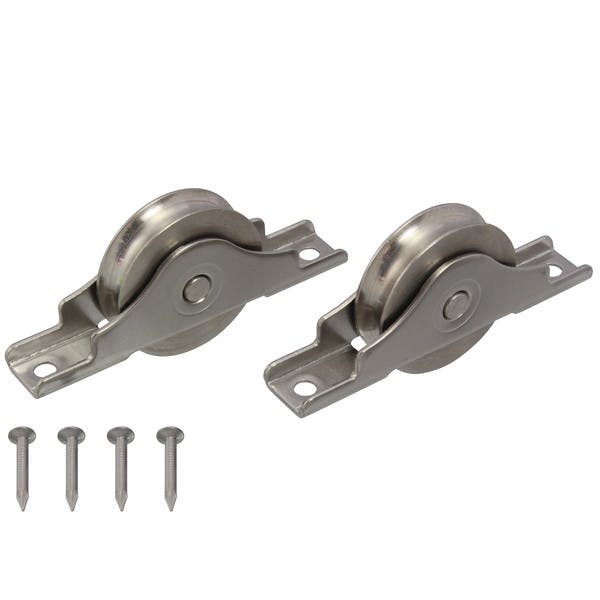 ハイロジック U-756 ステンレス戸車 36mm(丸) 2個入(CDC)【別送品】